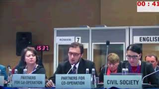 OSCE HDIM 2017 work session 11 Amicarelli