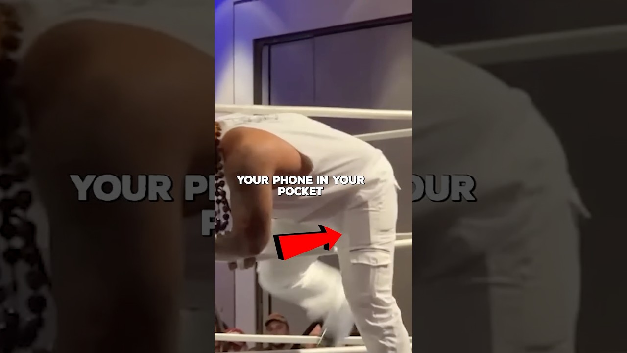 He Wrestled With His Phone In His Pocket 😂