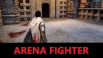 [4K] Returning to the arena | Reduce Attack Skating Movement【Skyrim Special Edition】