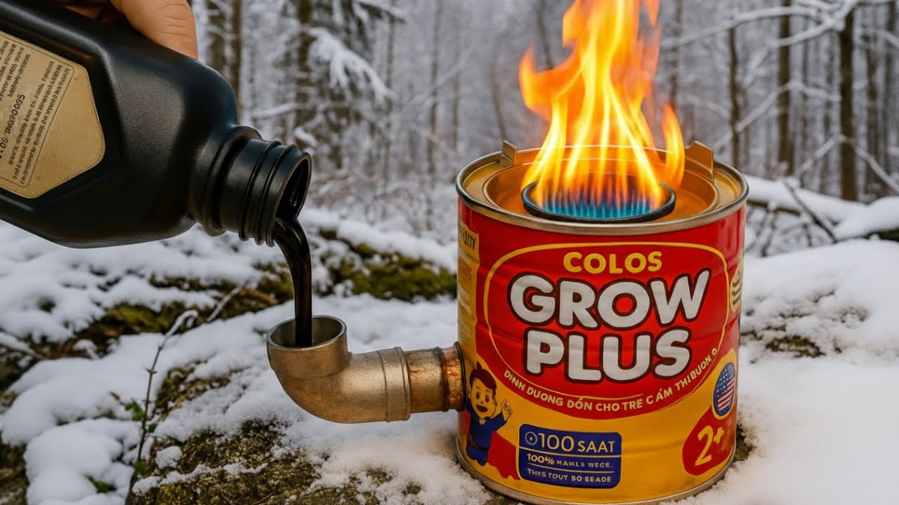 Миллиарды не поверят 😱!! Обогреватель на отработанном масле 3 в 1, который обеспечивает БЕСПЛАТНОЕ