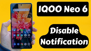 IQOO Neo 6 Off / Disable Notifications || Iqoo Disable Notification