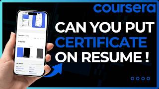 Can You Put Coursera Certificate on Resume !