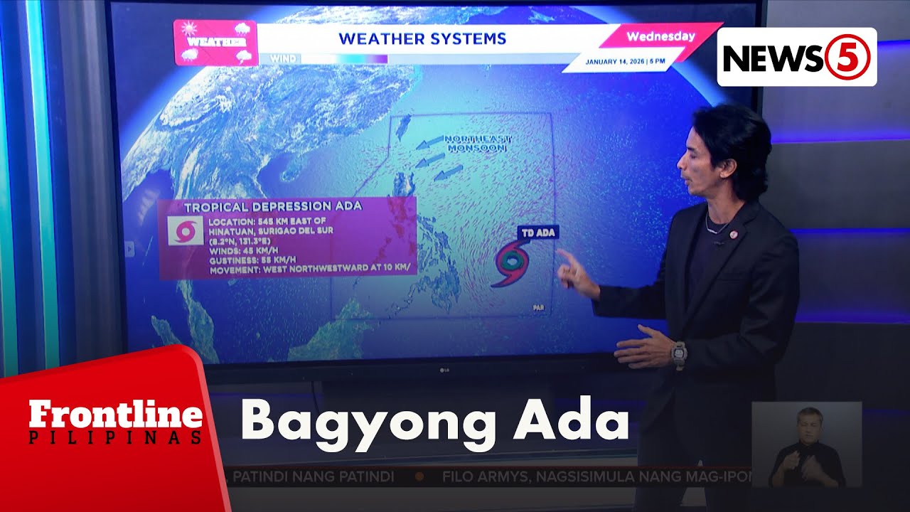 Bagyong Ada, posibleng magla-landfall sa Eastern Visayas | Frontline Pilipinas