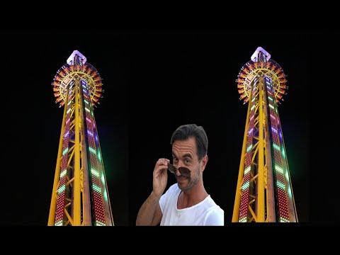 Florian Silbereisen erlebt einen frei fallenden Turm in 50 Metern Höhe!