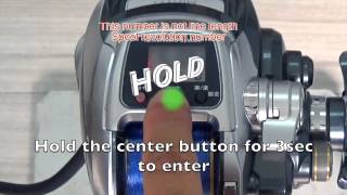 Shimano [Electric reel](Spooling E2 mode) FM800MK/1000MK/1000MKHD/9000,PLAYS800/1000/9000EU