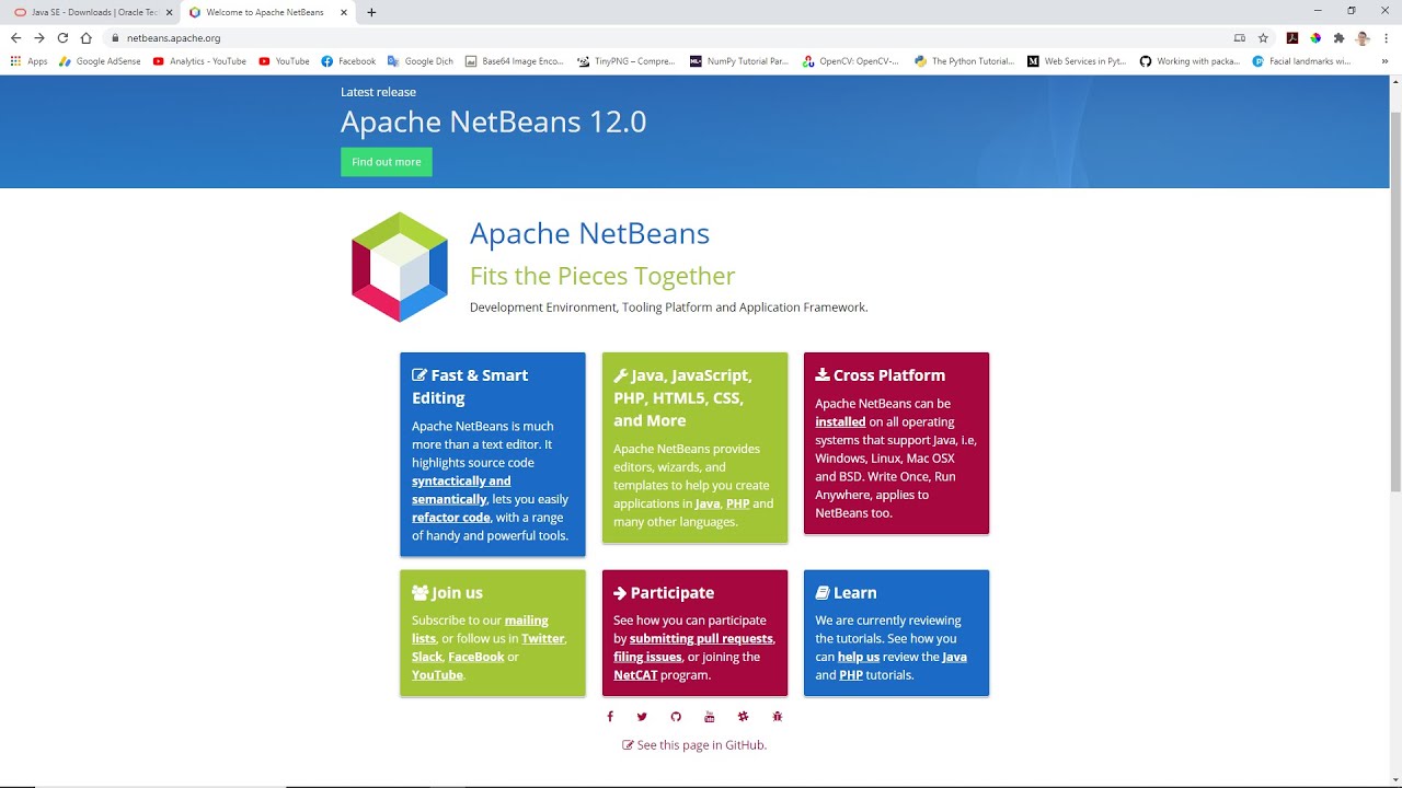 Cài Netbeans mới nhất để học lập trình Java - youtube