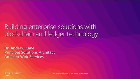 Deep Dive on Amazon Managed Blockchain