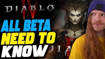 Diablo 4 Beta Quick Start Guide - Everything You NEED To Know