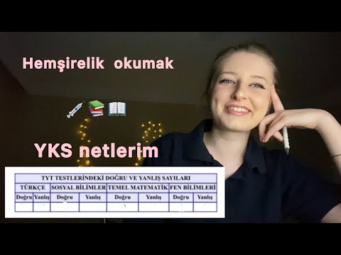 Hemşireliği nasıl kazandım? YKS netlerim/tavsiyeler//Hemşirelik Bölümü 📚