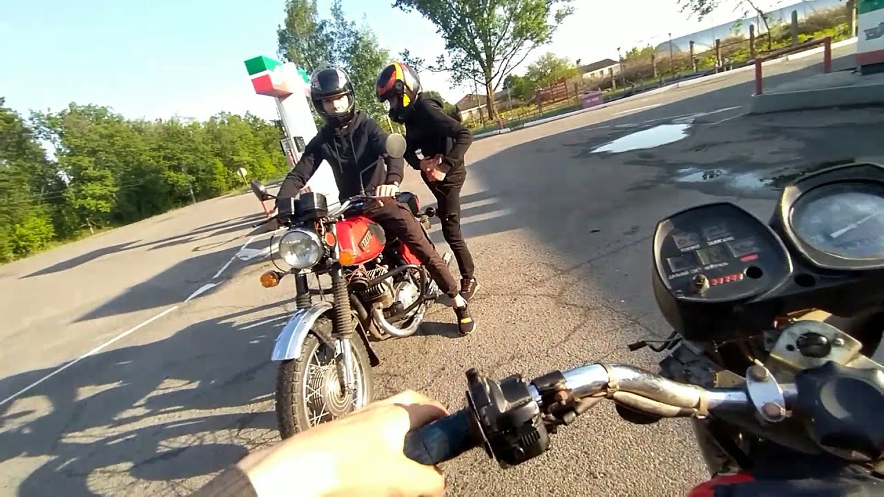 Автомобильный аккумулятор на ИЖ ЮПИТЕР 5, покатушка стучит мотор ...