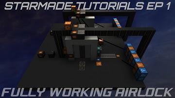 Fully Working Rail Airlock - Starmade Tutorials EP 1