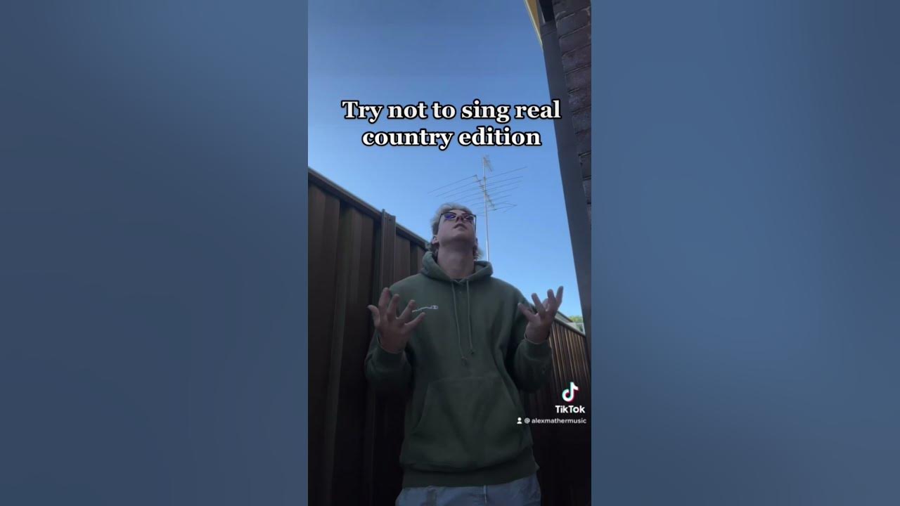 Try not to sing country music edition