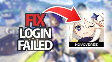 How To Fix Genshin Impact Game App Login Failed | Step By Step