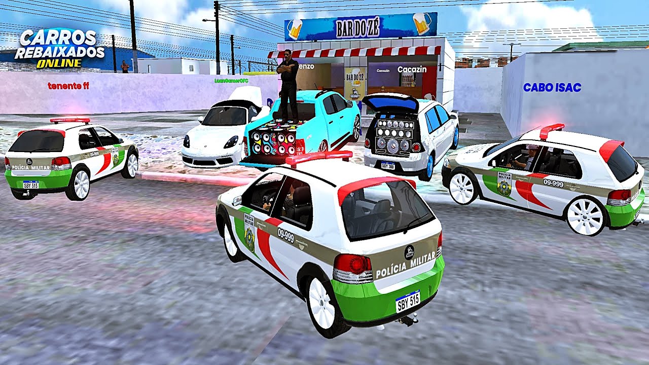 CARROS REBAIXADOS ONLINE | OPERAÇÃO MILITAR CERCA FESTA NO BAR DO ZÉ 2