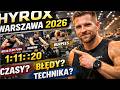 HYROX Warszawa 2026 – Czas 1:11 oraz analiza biegu krok po kroku