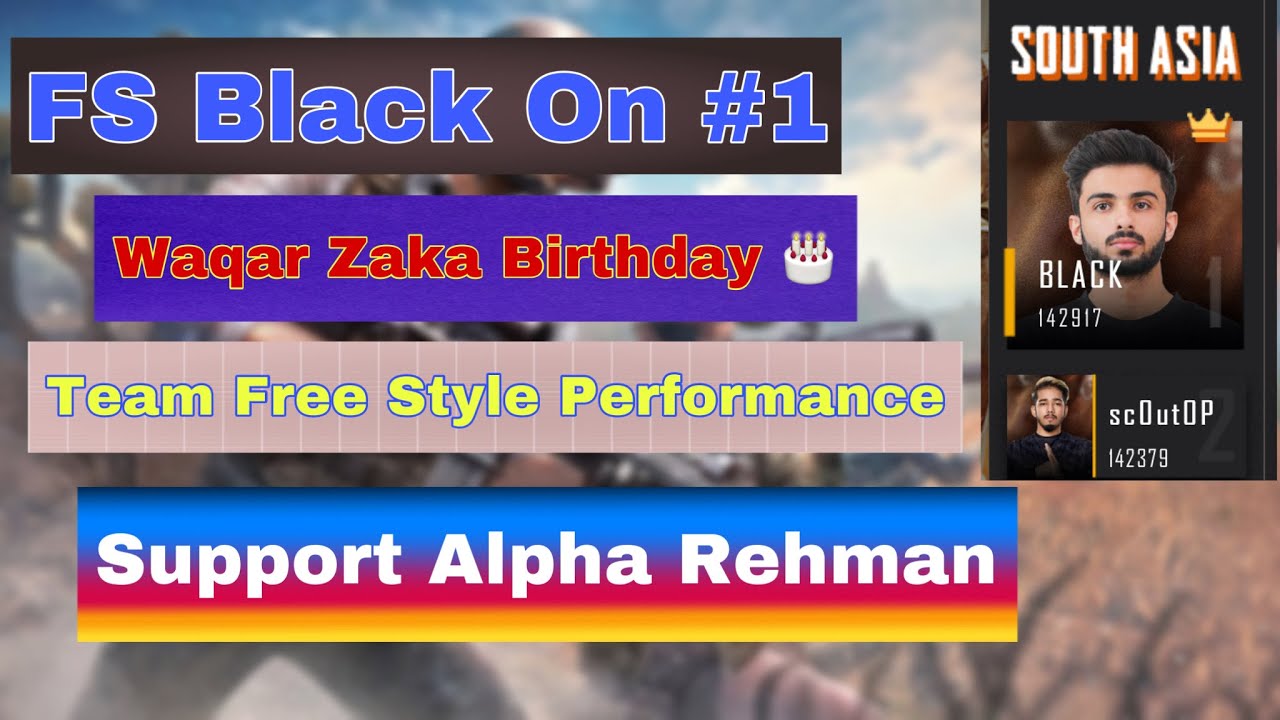 Team FS On #1 - Waqar Zaka's Birthday || Team Free Style Performance In PMWL | Dictator Gaming