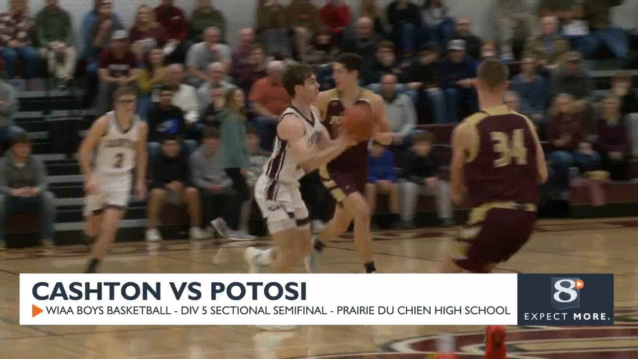 High School Boys Basketball Cashton Vs Potosi YouTube