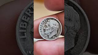 1950 silver Dime 10 cents