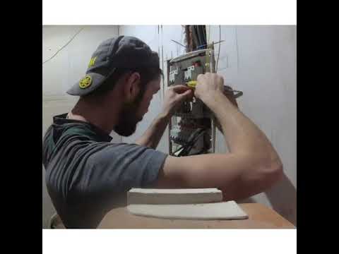 монтаж электрощита, электрический щит, 220 волт Schneider electric easy9