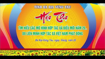 Backdrop hội thi hợp tác xã Việt Nam  FILE vector Miễn Phí