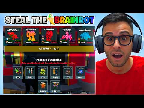 HO MESSO 5 BRAINROT ETERNAL NELLA MACHINE su STEAL a BRAINROT! *sono pazzo*