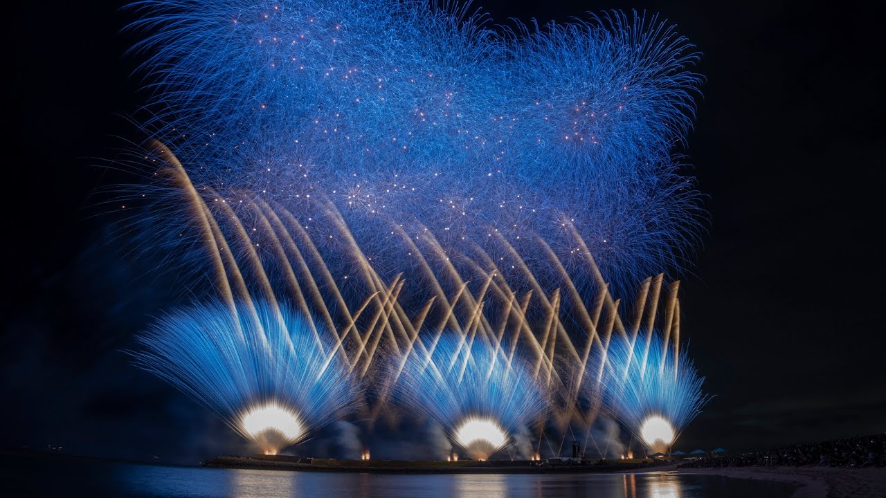 4K/HDR] Ryukyu Sea Flame Festival 2025 