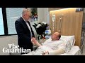 Prime Minister Meets The Australian Hero Ahmed Al Ahmed In Hospital 