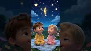 ⭐ Goodnight, Little Star! 🌙✨ | Sweet Bedtime Lullaby for Kids 🎵 #shorts  #kidsshorts #rhymebuddies