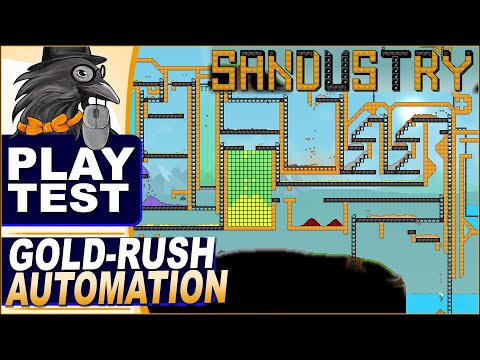 🏗️ SANDUSTRY – Piaskowy raj dla fanów automatyzacji! | Polski gameplay / playtest 🏗️ — Sandustry video