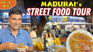 Ep - 9 Bts Madurai Street Food Tour Sweet Paniyaram Adi Rasam Murugan Idly Tamil Nadu