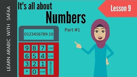 Learn Numbers in Arabic  0 to 10  - Part 1 | Lesson 9 | Learn Arabic with Safaa