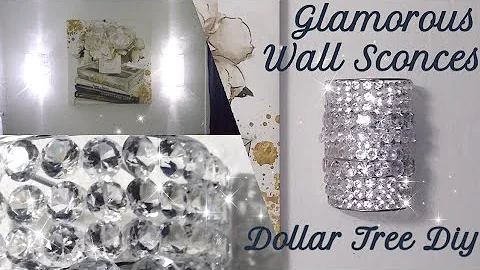 2020 Dollar Tree Diy Glamorous Wall Sconces / Diy Room Decor