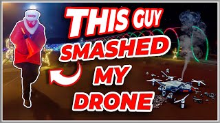 This Guy SMASHED My Drone! (A Crazy Christmas Story) @AdventureFPV