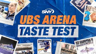 Trying All Food Options at NY Islanders new home | UBS Arena Taste Test | SNY