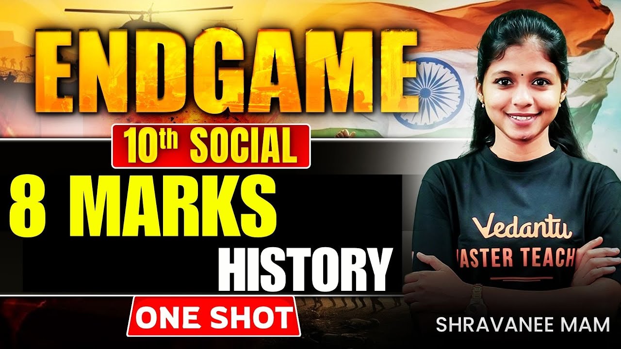 🔴10th Social | History 8 Marks in One Shot | Public Exam 2025 | Shravanee Ma'am