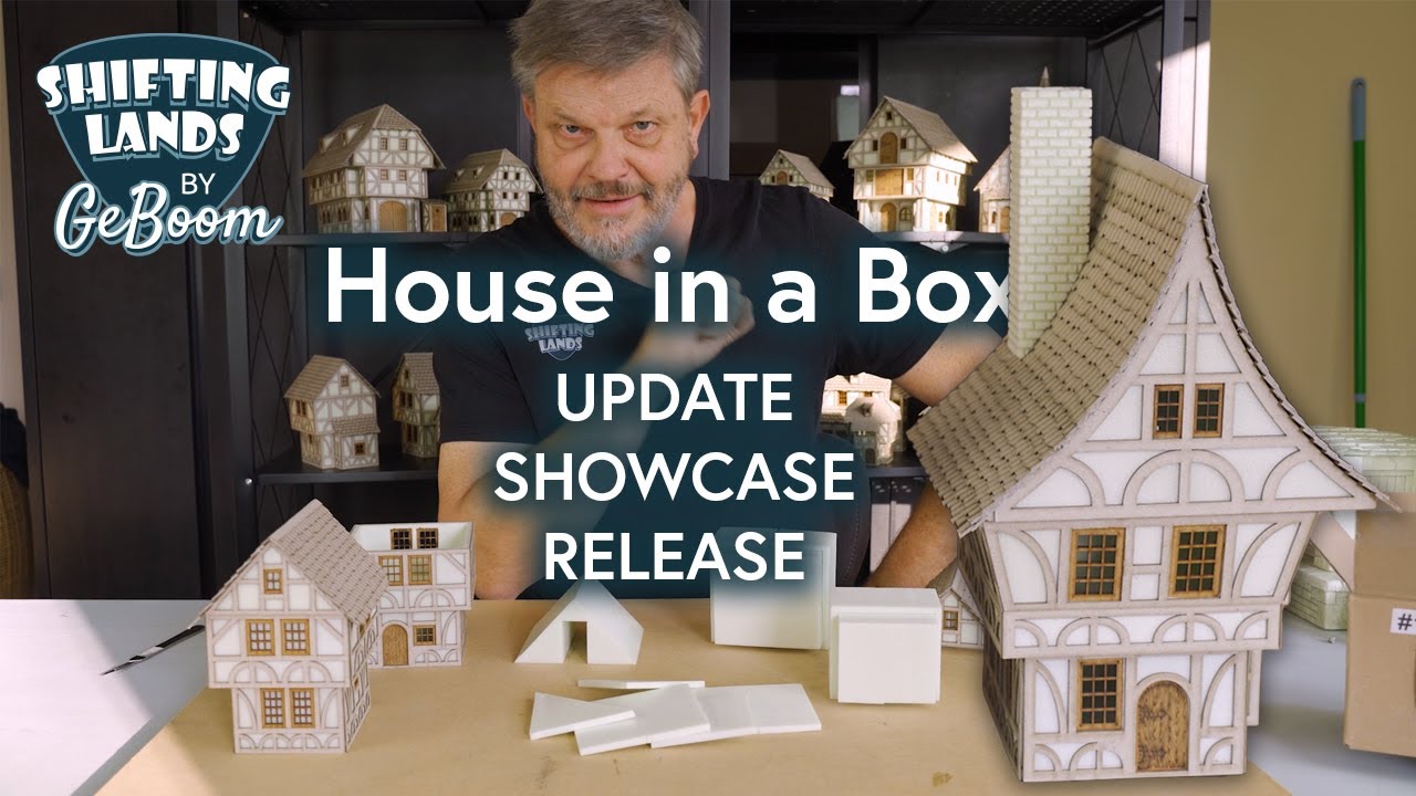 Дом в коробке (наборы для строительства TTRPG): обновление, презентация и релиз