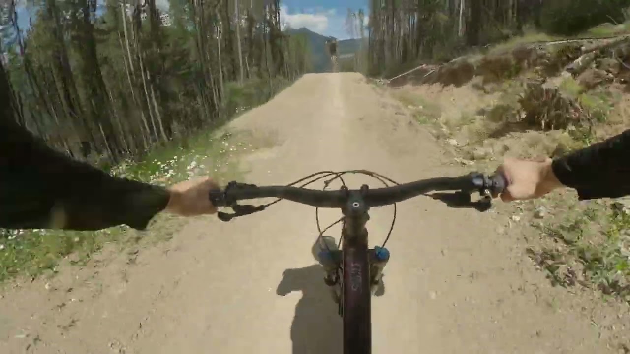 First Time Riding Panorama Bike Park| POV Footage of Exploring the trail system