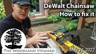 16” DeWalt BatteryOperated Chainsaw (DCCS670) – An Honest Review & Guidance On Repairing It.