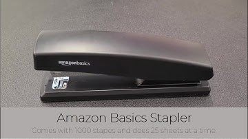 In Hand Review of Amazon Basics Stapler with 1000 Staples, Office Stapler