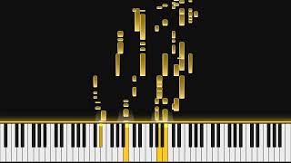 Felix Mendelssohn - Lied ohne Worte in A major Op 102 No 5 The Joyous Peasant | Piano Visualization