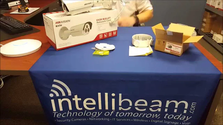 Hikvision CB130 mount for DS-2CD2232 EXIR Bullet unboxing by Intellibeam.com
