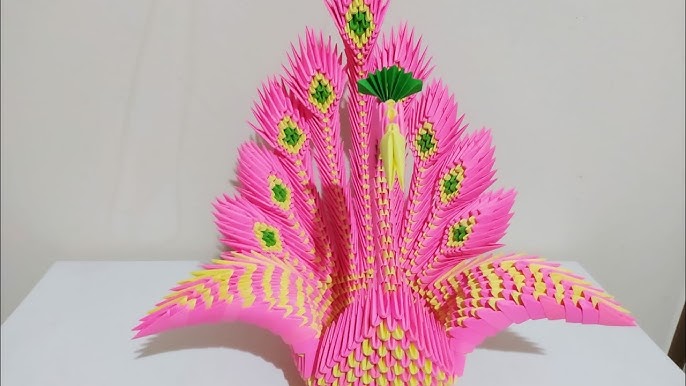 3D Diamond Peacock 