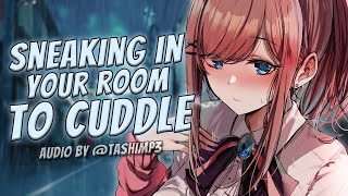 Girlfriend Sneaks Into Your Room To Cuddle Asmr Roleplay Soft Spoken Hair Playing Rain