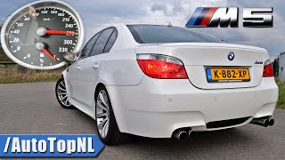 BMW M5 E60 5.0 V10 | ACCELERATION TOP SPEED \& SOUND | AUTOBAHN POV by AutoTopNL