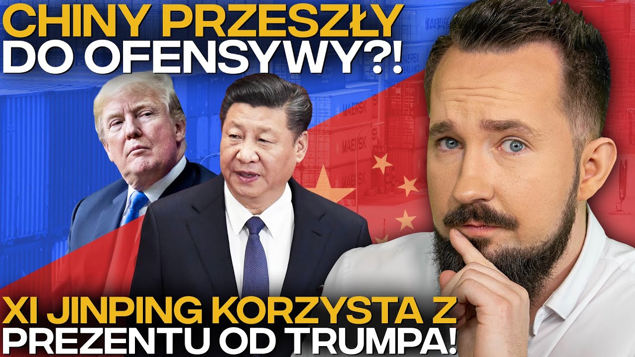 USA vs CHINY: WOJNA HANDLOWA się ROZPĘDZA! | 245% CŁA i OFENSYWA CHIN #BizWeekExtra