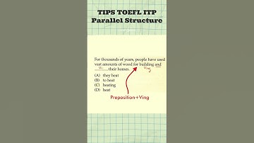 Mudah banget menjawab soal parallel structure TOEFL ITP  #english #toeflitp #education