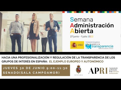 Hacia una profesionalización y regulación de los grupos de interés en España.