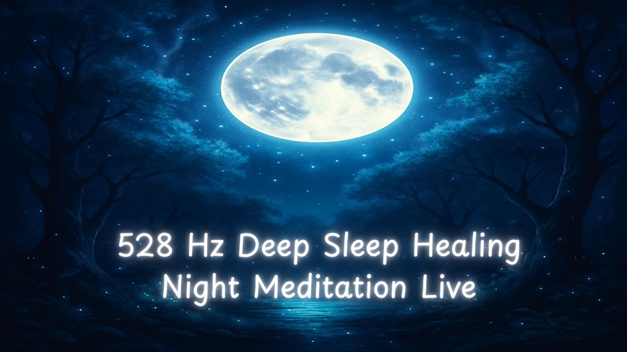 Deep Sleep Meditation Live — 528 Hz Healing Frequency for Peaceful Rest ...