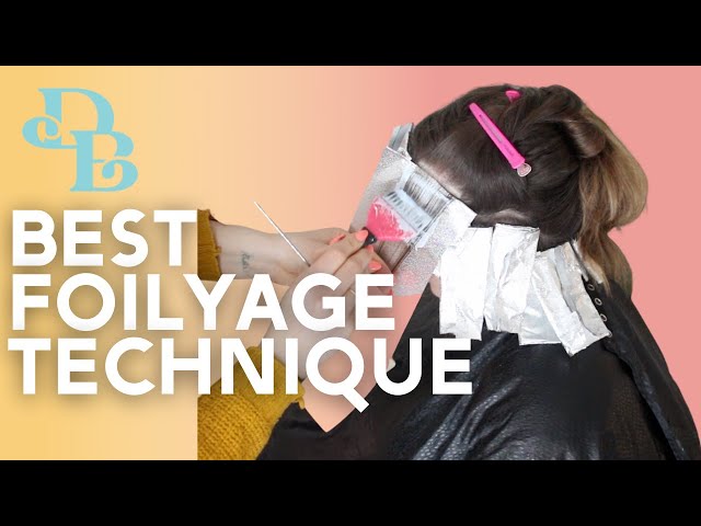 How to do a Balayage with Foils! Easy Foilayage Hair Technique. - Mirella  Manelli Education