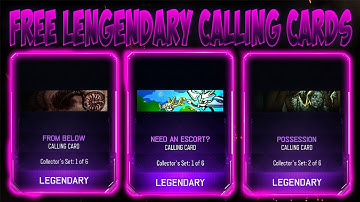 Black Ops 3: How To Get Free LEGENDARY Calling Card GLITCH! GET LEGENDARY Calling Cards For FREE!